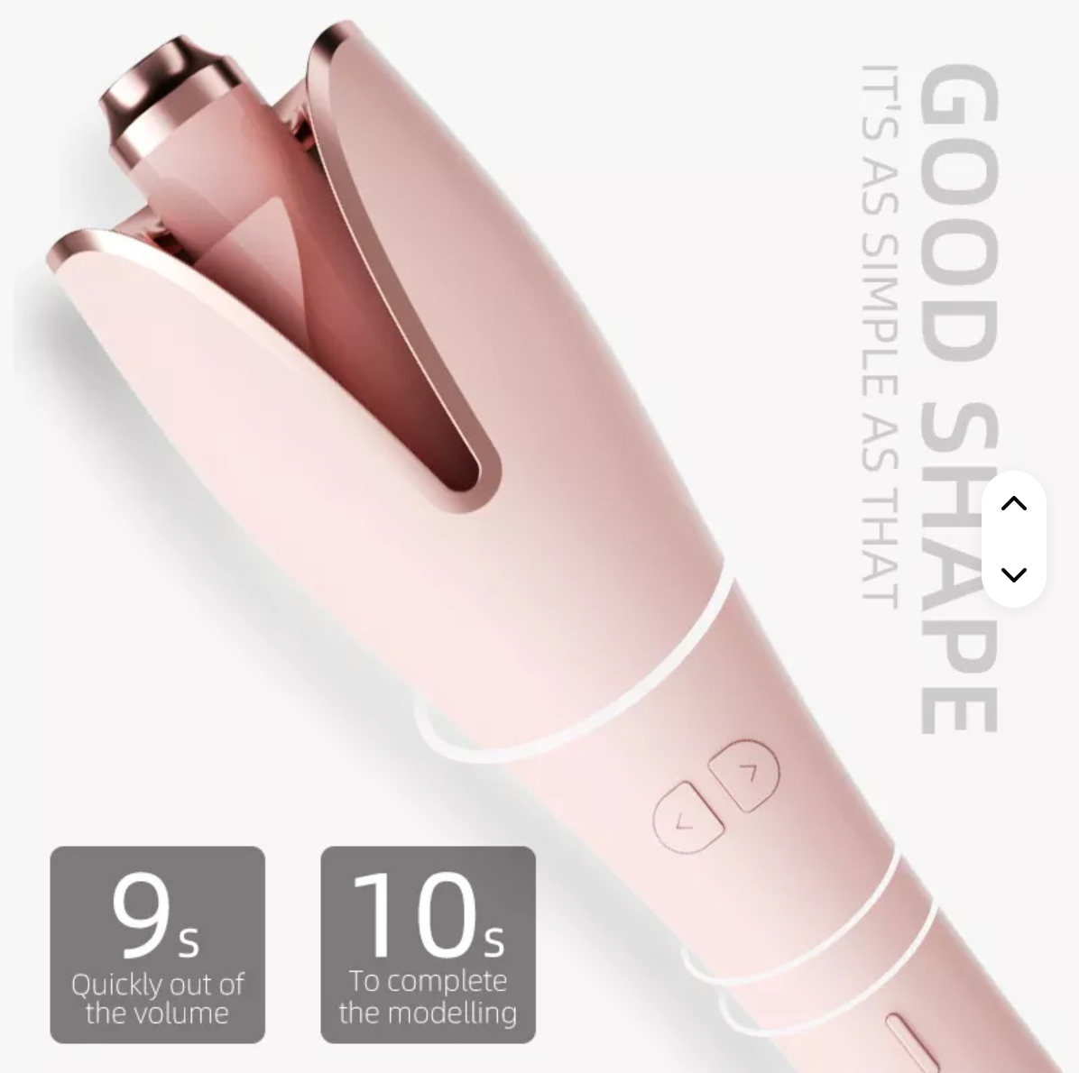 Automatisk locktång / plattång 2-i-1 för alla hårtyper