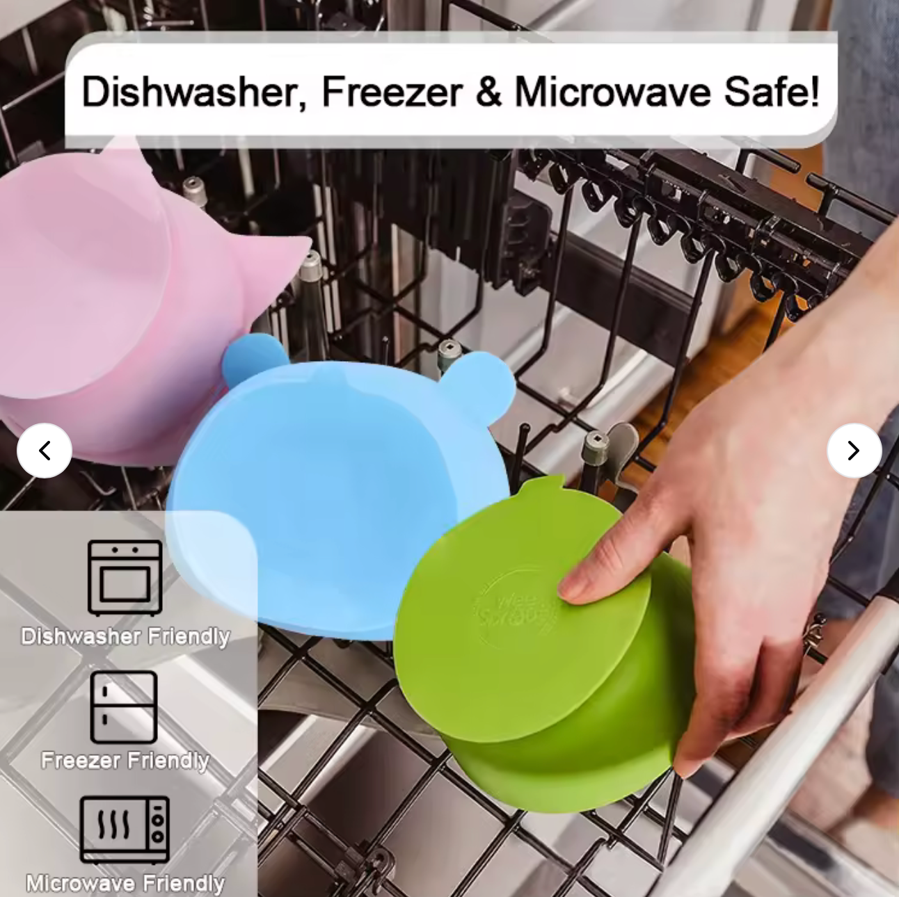 Spillsäker baby tallrik