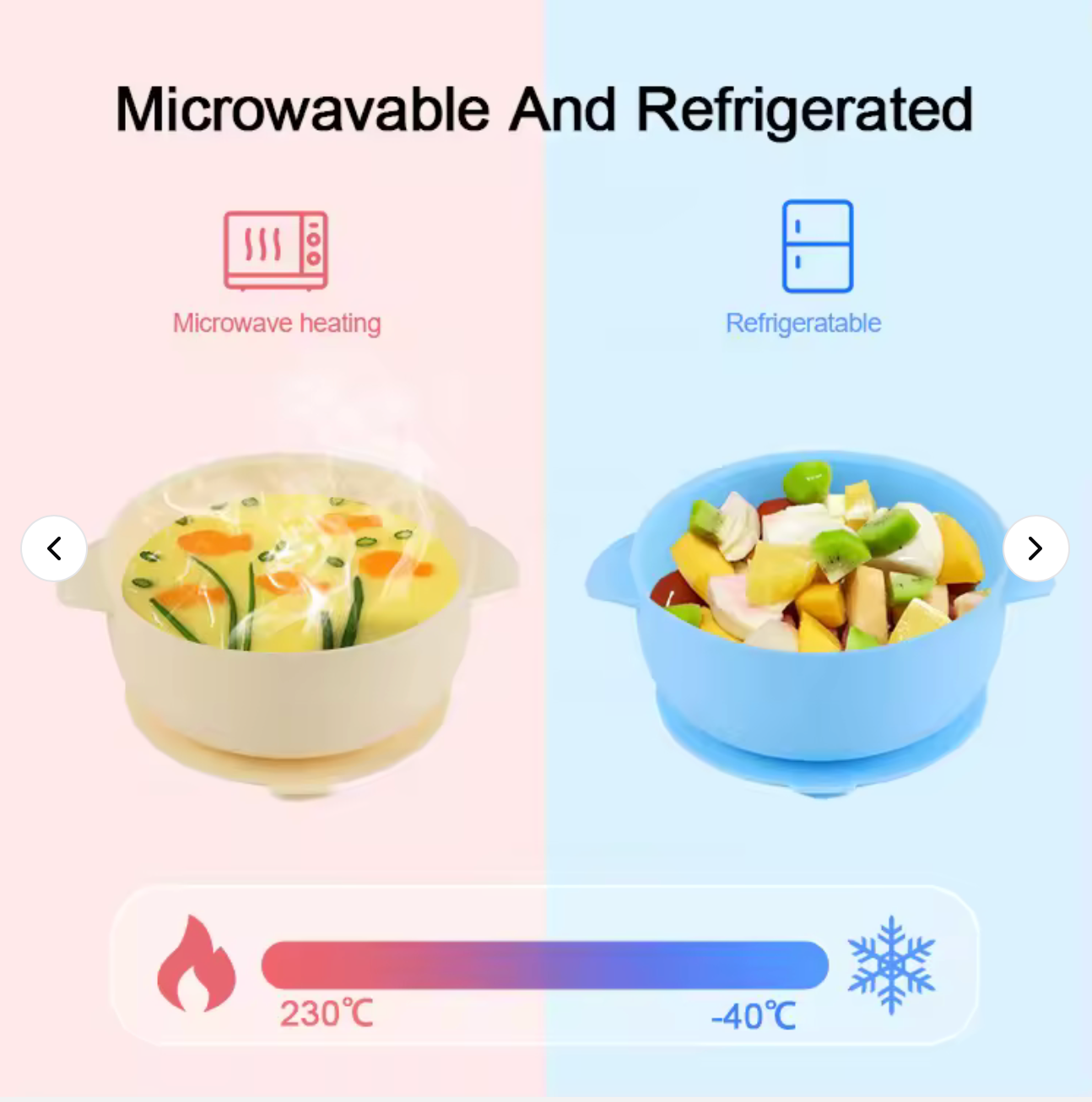 Spillsäker baby tallrik